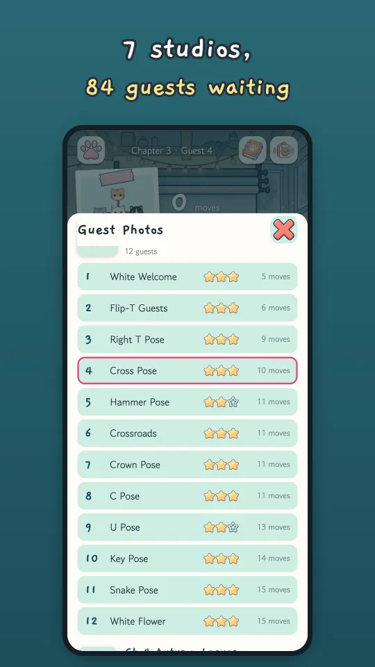 The photo list of every guest you have snapped