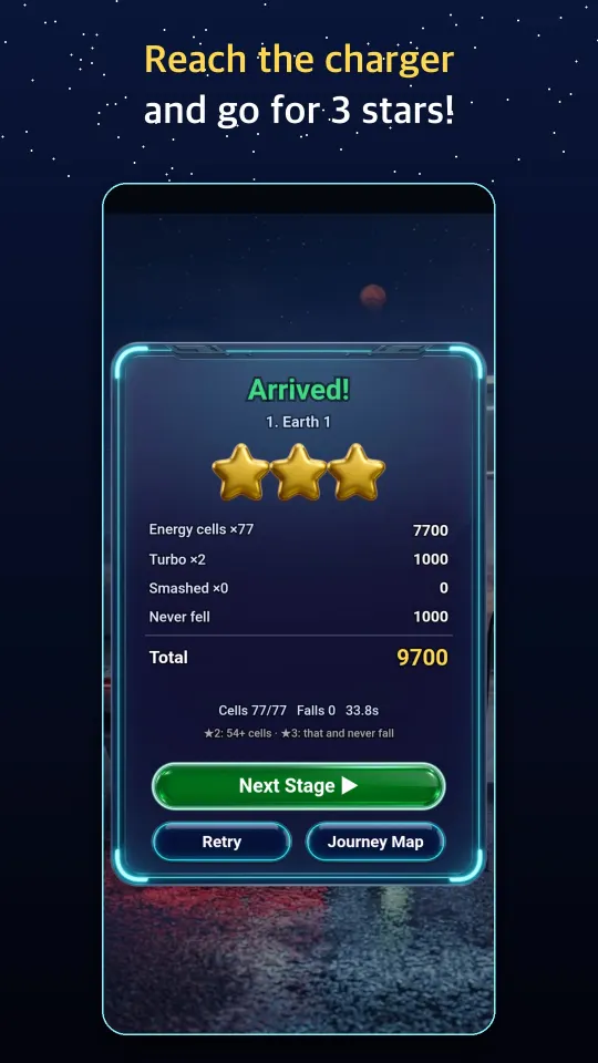 Three stars at the charging station